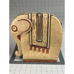 Rosenthal Netter Italy Ceramic Elephant Figurine Mid Century Aldo Londi Bitossi